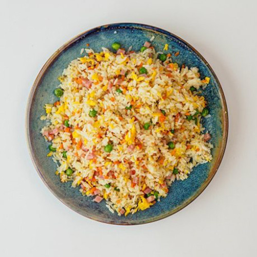 ARROZ FRITO CON TRES DELICIA